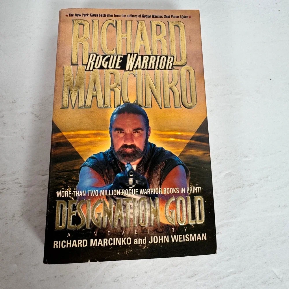 Rogue Warrior Designation Gold Marcinko Weisman 1998 First Paperback Thriller